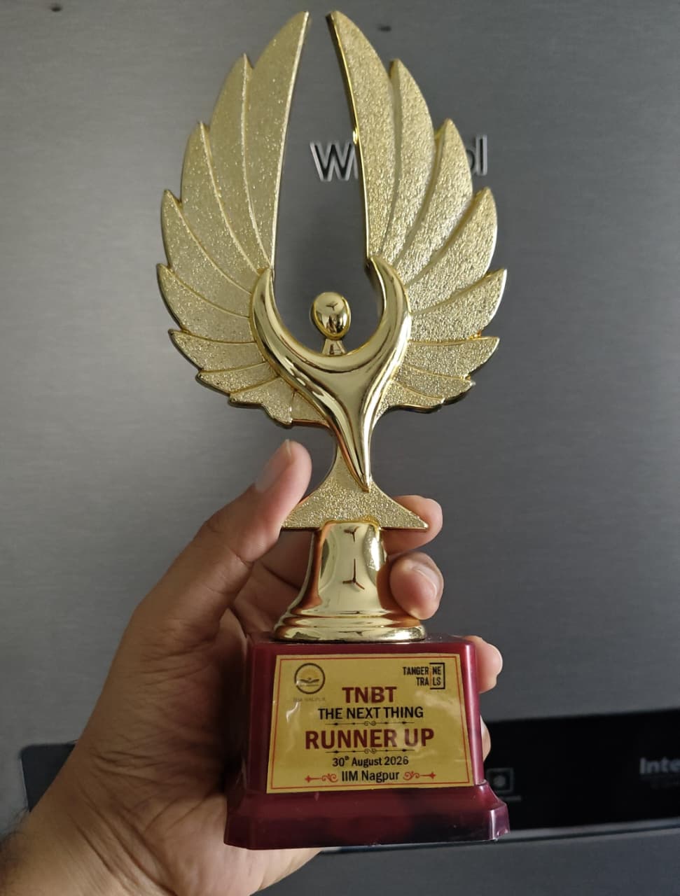TNBT - First runner-up trophy