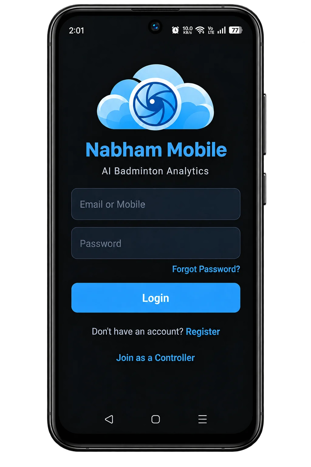 Nabham Mobile smartphone match capture setup