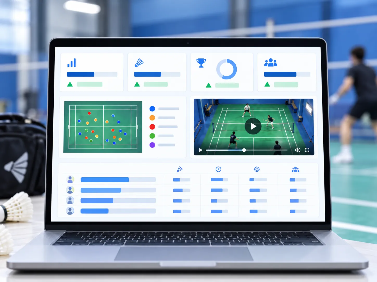 Badminton performance report and insights